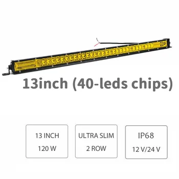 

Replacement LED Light Bar Fog lamp Combo Off-road Car Parts 6000K White