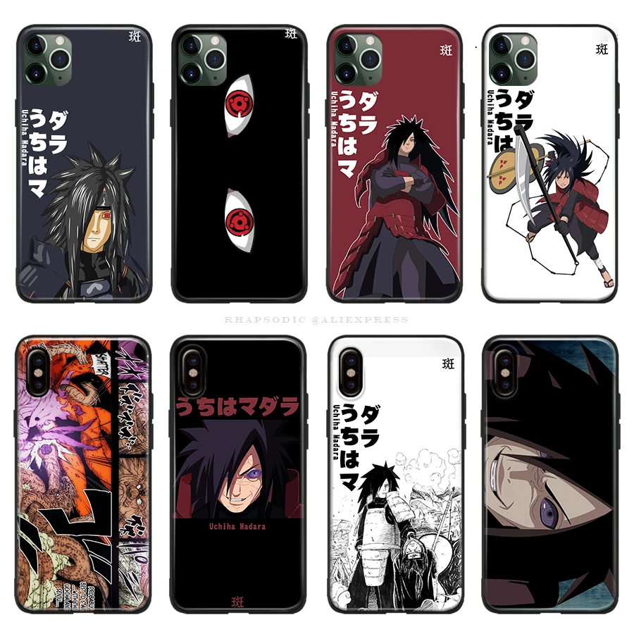 Madara Uchiha Naruto аниме Модный Роскошный чехол для iPhone 6s 7 8 Plus X XR XS 11 12 mini Pro Max Мягкий