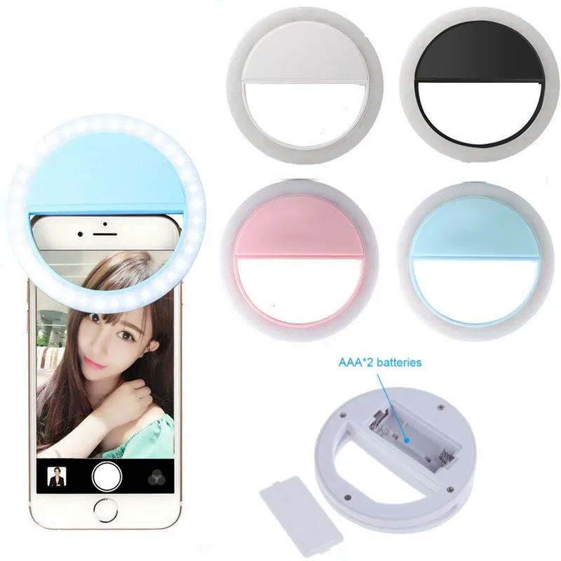 New Universal Selfie Lamp Mobile Phone Lens Portable Flash Ring 36 LEDS