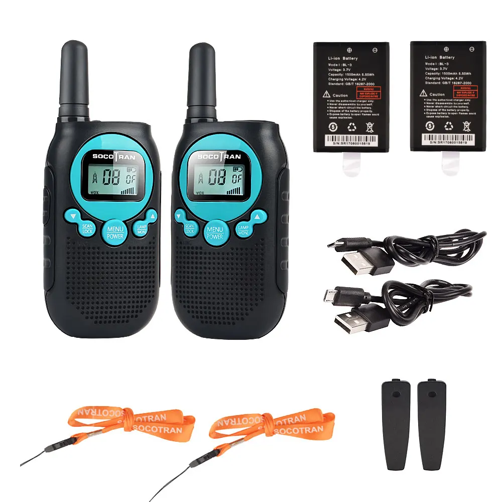 

Walkie Talkies Long Range 2 Way Radio Rechargeable PMR446 License-Free Walky Talky Best Gift for Boys & Girls Teenagers Hiking