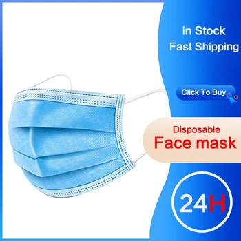 

Three-layer Dust-proof Breathable Surgical Masks Only One Time Outdoor Cycling Mouth Face Respirator Mask For Adults Deodorate