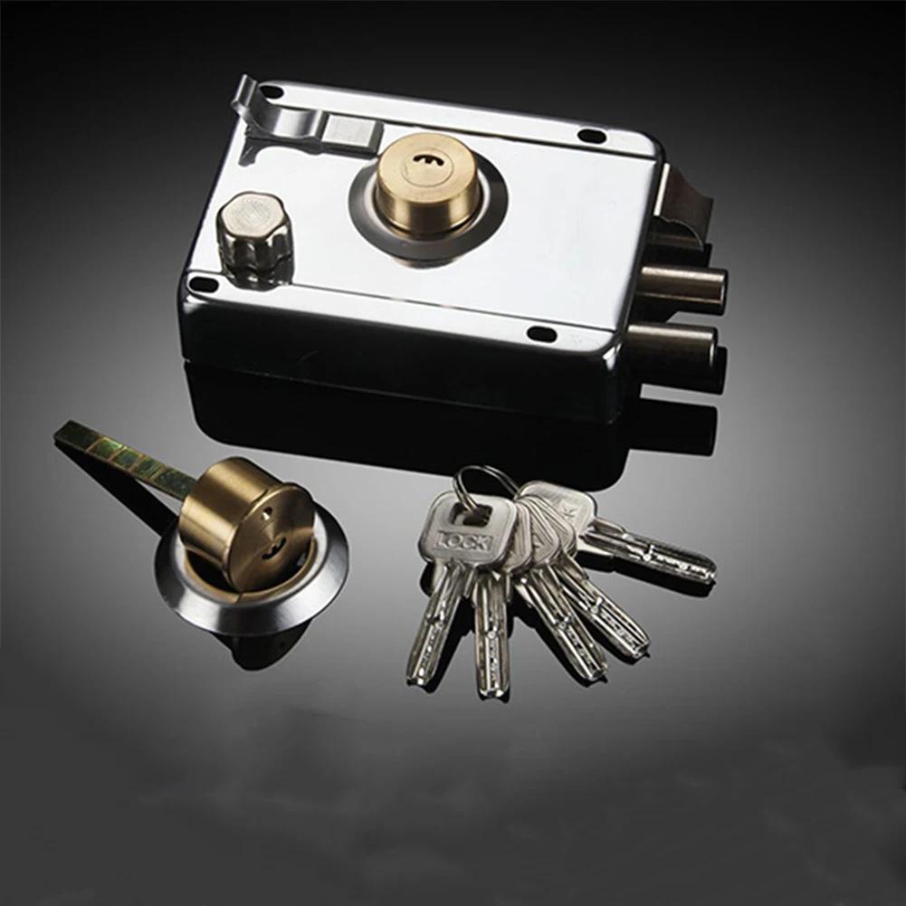 

Deadbolt Door Lock Accessory Bedroom Universal Stainless Steel Anti-theft Strong Home Security Heavy Duty Smooth Professional