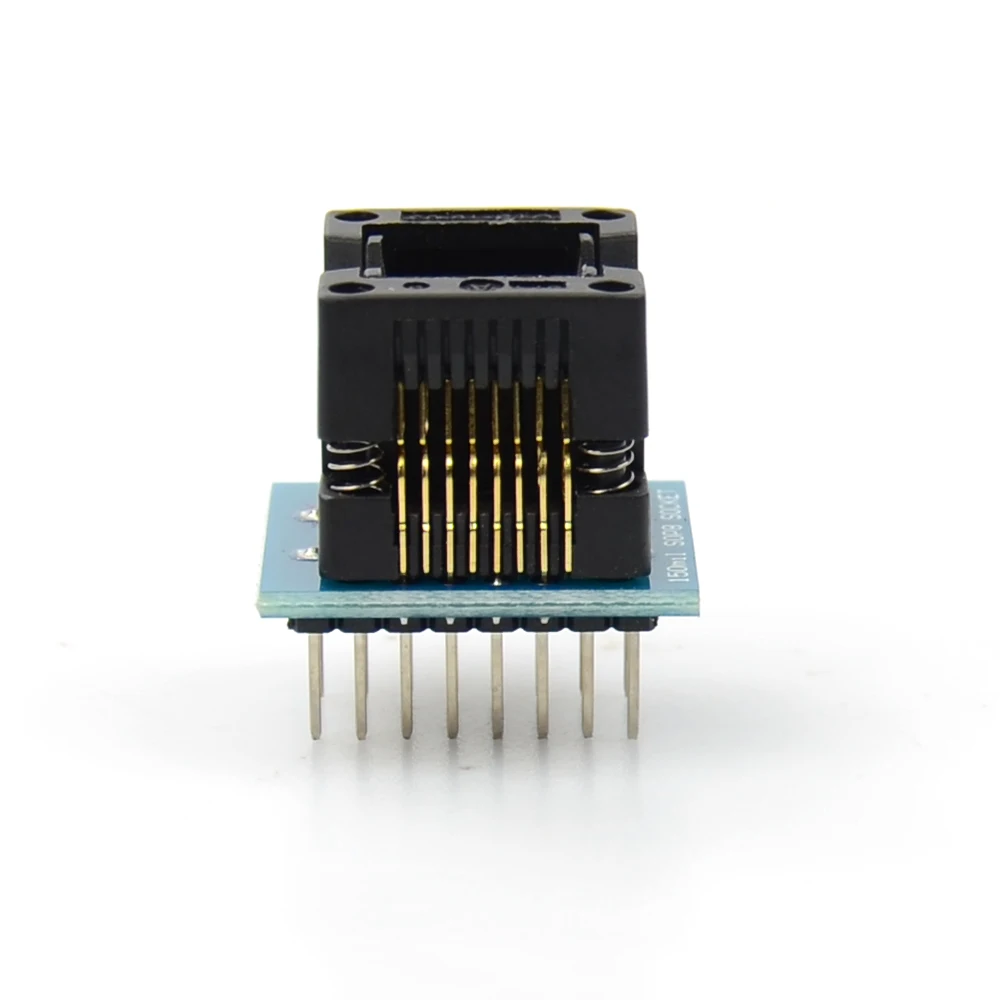 SOIC8 SOP8 - DIP8 와이드 바디 150mil IC 프로그래머 어댑터 소켓 블루 SA602 테스트 칩 컨버터 버너
