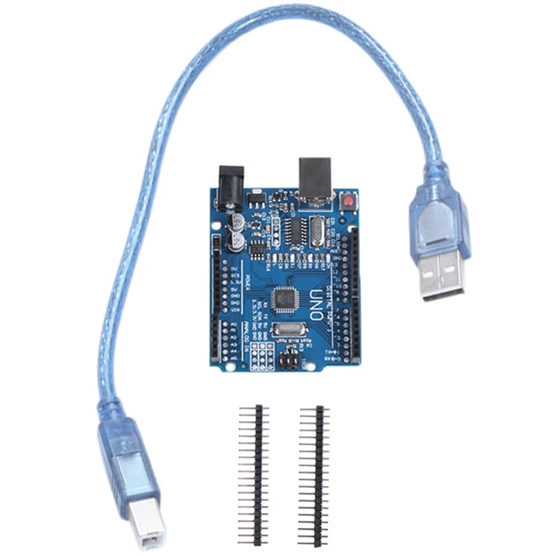 2 шт. ATmega328P ATMEGA16U2 макетная плата совместима с usb-кабелем для Uno R3 для Arduino и 1 комплект для Uno R3 USB плата+ USB Ca