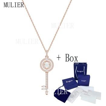 

MULIER SPARKLING DANCE Series Shiny jumping Heart Rose Gold Key 5469120 Necklace Valentine's Day or Mother's Day Gifts Featured