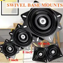 Дизайн 10 дюймов гребное сиденье поворотная пластина Морская Лодка для рыбалки сиденье вращающийся 360 градусов вращение универсальный набор