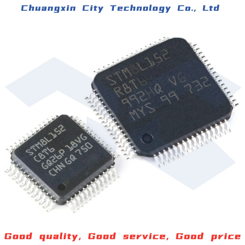 100% новый и оригинальный STM8L152C8T6 STM8L152R8T6 LQFP-48/64 8-битный микроконтроллер MCU IC |