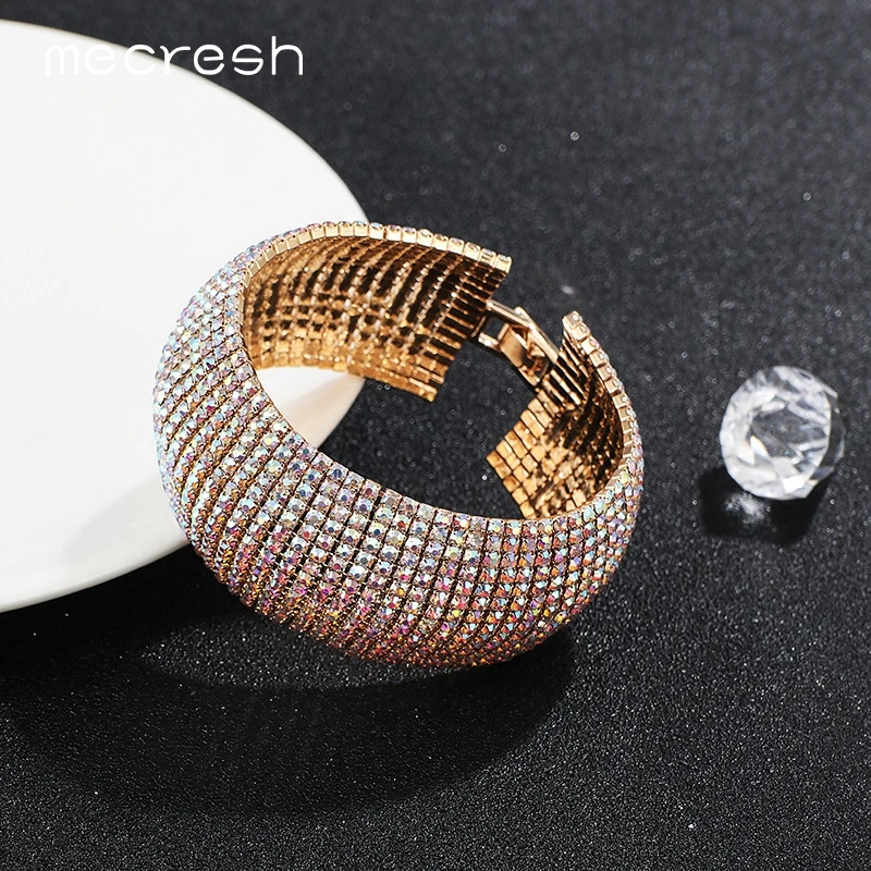 Классический женский браслет Mecresh роскошный цветной свадебный 15 рядов MSL435 |