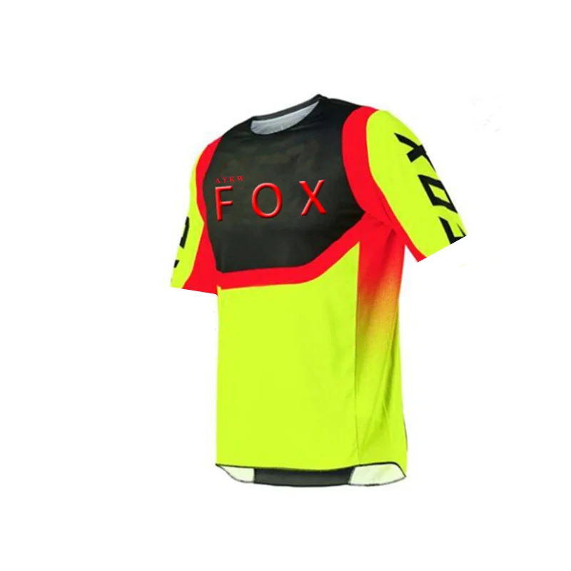 Uniforme Ciclismo Hombre ropa Deportiva Сезон весна-осень Mtb лиса Джерси Горные Мотокросс Велосипед