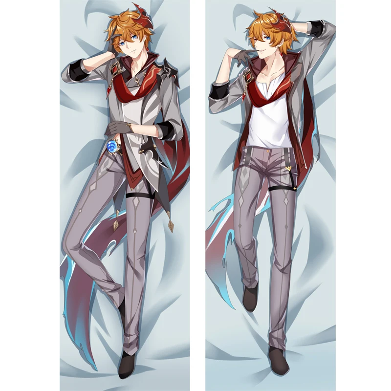 Genshin Impact Tartaglia Dakimakura Body pillow Case Cover | Дом и сад