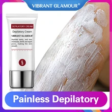 Яркий гламурный крем для удаления волос, безболезненный депилятор, крем для подмышек, для ног, для рук, для удаления волос, питательный восстанавливающий крем для мужчин и женщин