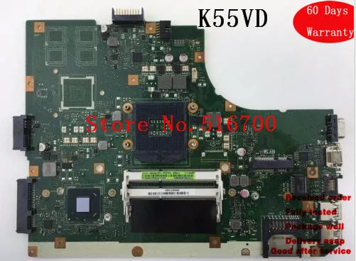 K55VD материнская плата для ASUS K55A HD графика REV 3 1 протестирована | Компьютеры и офис