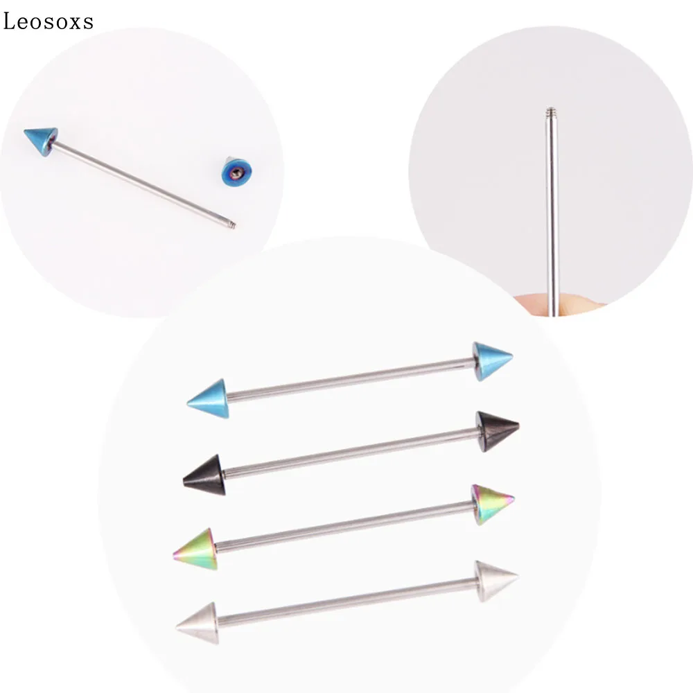 

Leosoxs 2 piece Hot Selling in Europe and America Two-way Arrow Stainless Steel Ear Bone Piercing Jewelry