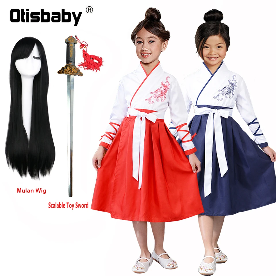 mulan costume girl