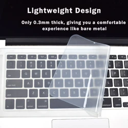 Protecteur de clavier universel en Silicone, 15 17 pouces, étanche à la poussière, Film de protection Durable pour ordinateur portable 