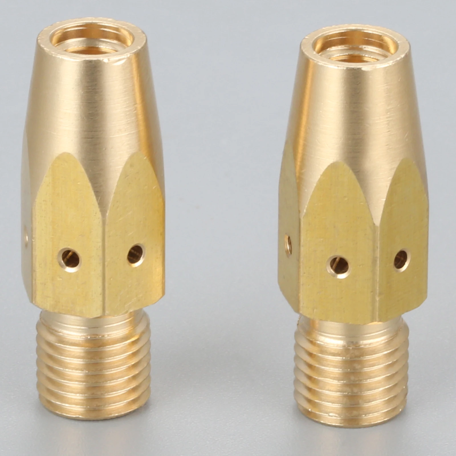 2Pcs MIG Contact Tip Adapters Gas Diffusers 169 728 Fit for Miller M25
