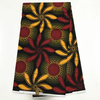 

african fabric real wax soft fabric wholesale 2020 high quality 100% cotton batik wax african print fabric tissue F211-4