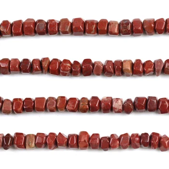 

Natural Special Cut Genuine Irregular Red Stone Beads Loose Spacer Beads For DIY Jewelry Making Bracelet Charms Accessories