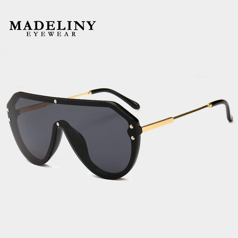 MADELINY Модные женские солнцезащитные очки для женщин в стиле оверсайз oculos de sol 2018