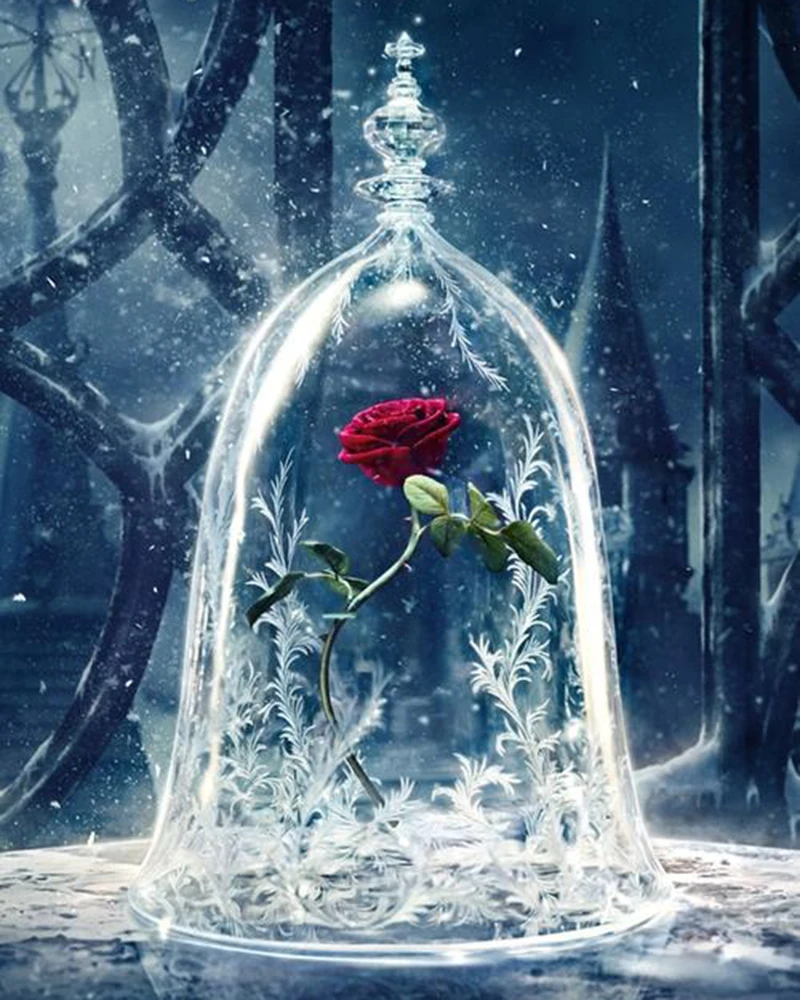 Алмазная 5D мозаика Disney сделай сам живопись вышивка крестиком Красавица и