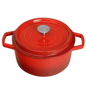 

Canon artisan 24 cm home upset Japanese enamel cast iron enamel pot soup pot small saucepan titanium induction cooker gm