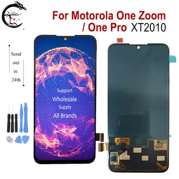 

AMOLED LCD For Motorola One Zoom XT2010 Display Moto One Pro LCD Display Screen Touch Digitizer Assembly XT2010-1 Lcds Tested OK