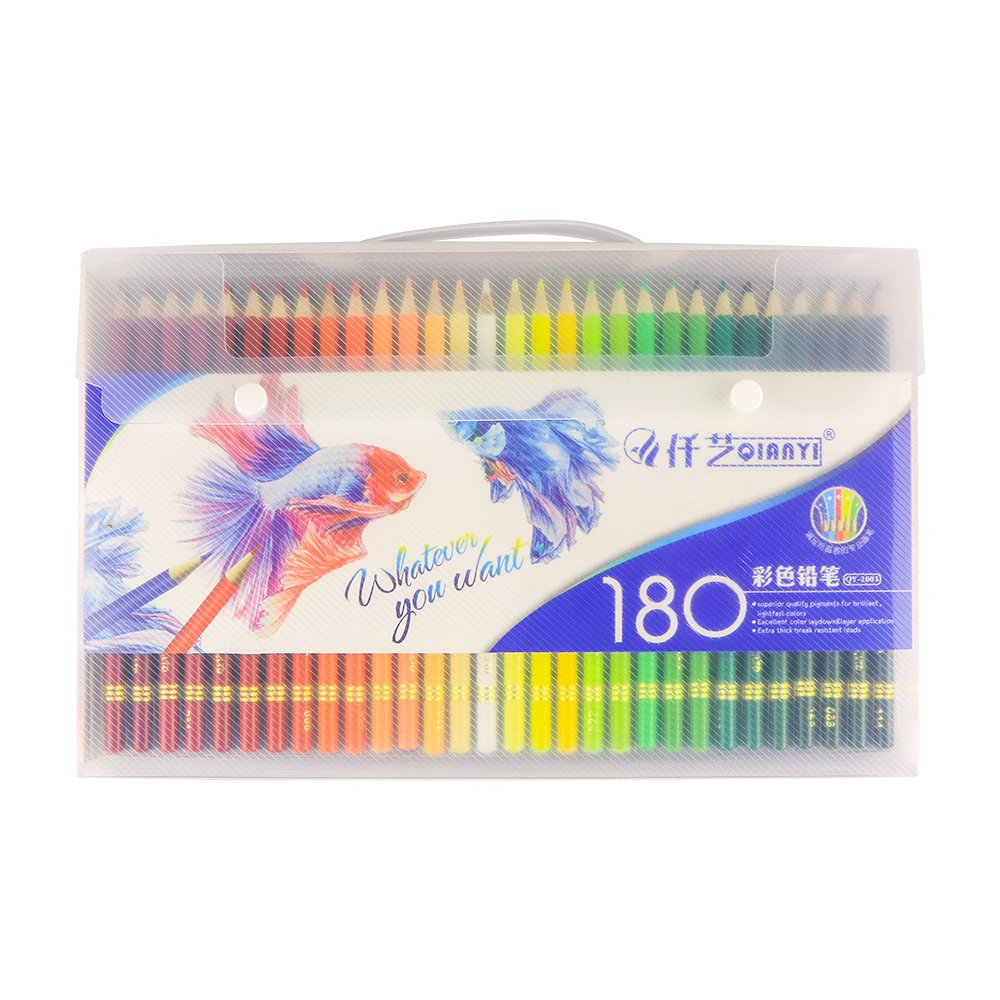 

SML180-color Professional Oil Color Pencil Set Beginner Drawing Supplie Full Set Of Drawing Painting Tool Box Packed Kids Gift