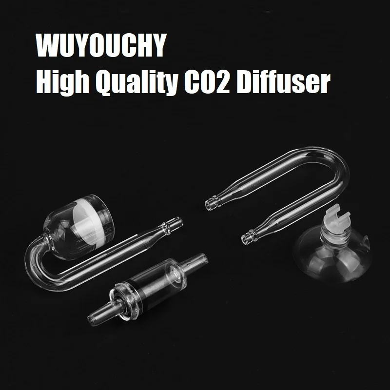 WUYOUCHY Мини DIY Аквариум CO2 диффузор обратный клапан U-образная труба шланг из стекла