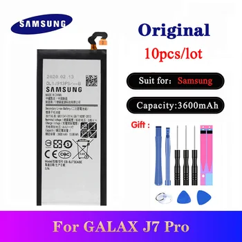 

10pcs/lot EB-BJ730ABE Orginal Battery For Samsung GALAX J7 Pro 2017 SM-J730 SM-J730FM J730F/G J730DS J730GM J730K Batteries