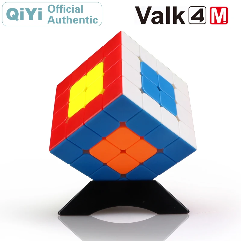 QiYi The Valk 4 M 4x4x4 Магнитный магический куб Valk4 Valk4M магниты 4x4 Профессиональный скоростной куб головоломка антистресс игрушки для детей