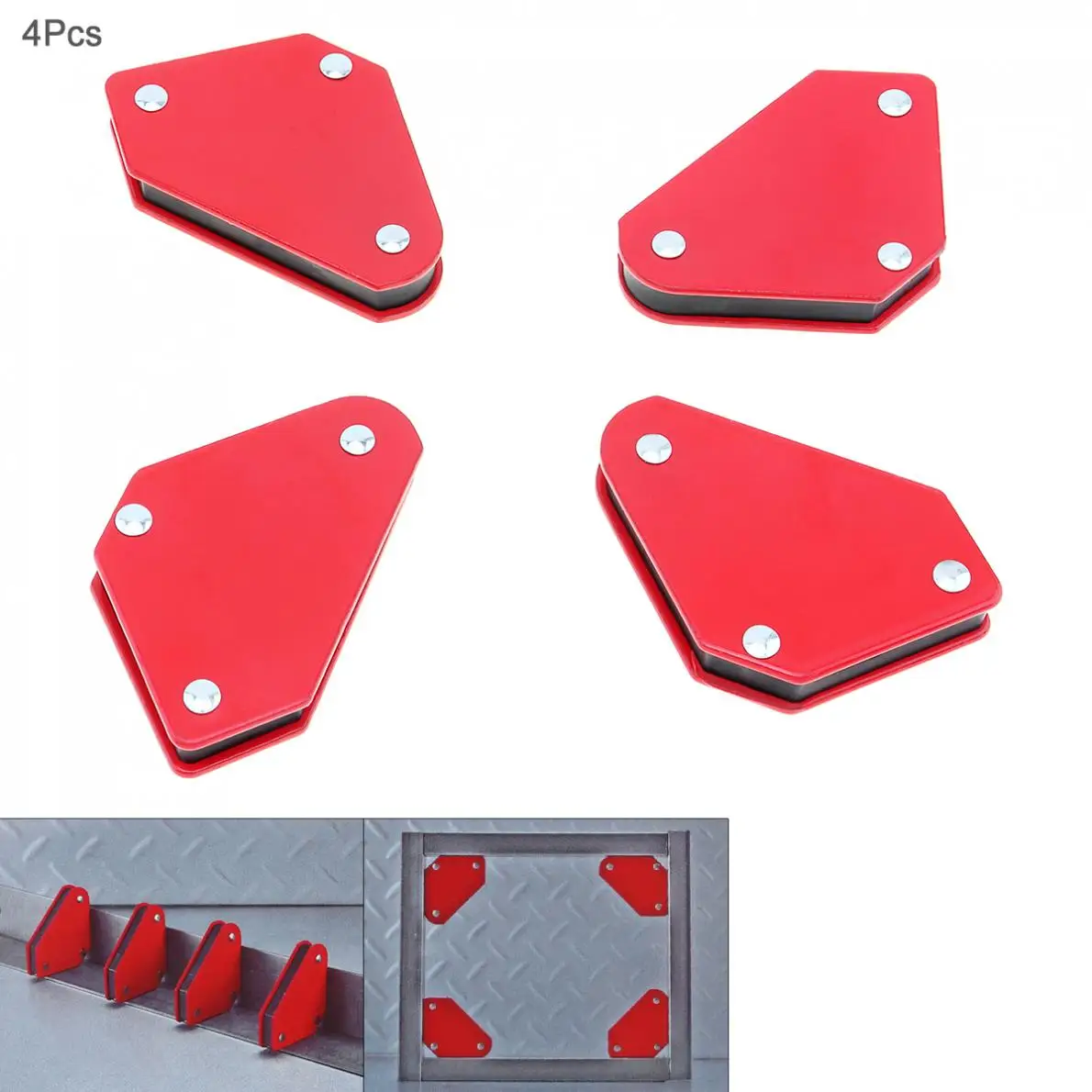  4 pcs/lot Triangle Welding Positioner Without Switch 9Lb Magnetic Fixed Angle Soldering Locator Too
