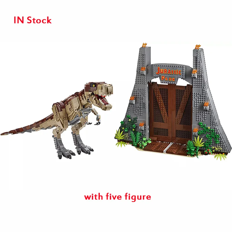 

3508Pcs Building Blocks 61001 Jurassicc Park: T. Rexx Rampage Compatible 75936 Children Toys Building Blocks Christmas Gift