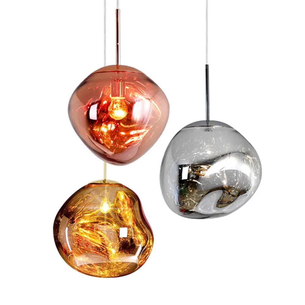 

Modern Magic Lava Pendant Light Melt Glass Transparent Pendant Lamp Classic Originality Hanging Lamp Fixture E27 Indoor Lighting