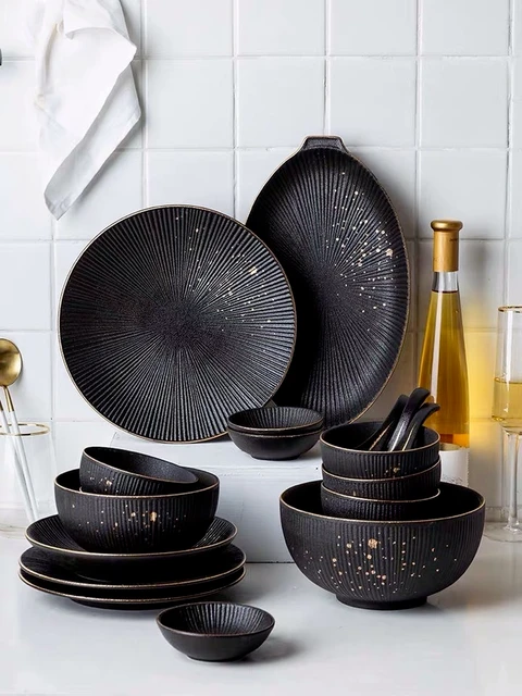 Black Dinnerware