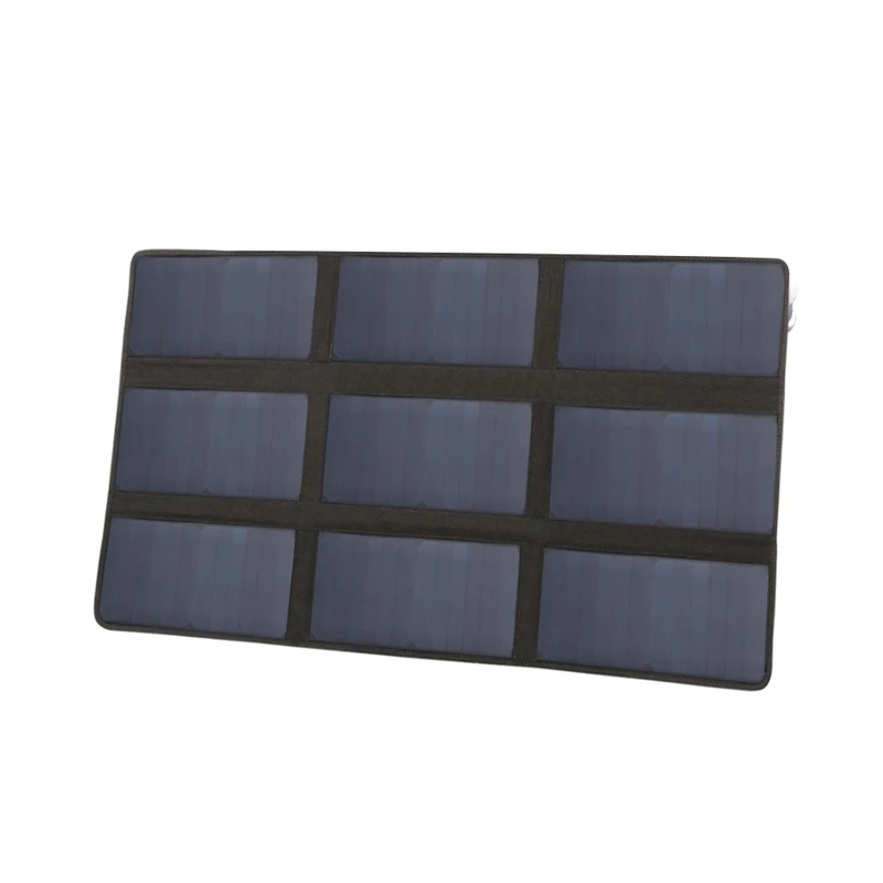 

Haweel 60W Foldable Solar Charger Outdoor Travel Rechargeable Folding Bag And Usb Port 9 Solar Panels For Phone Car Laptop Charg