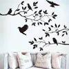 Bird Branch wall stickers Tree Leaf decorative vinyl for Children's home decor living room stickers on the wall accessories ► Photo 3/6