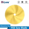 XCAN Titanium Coated HSS Saw Blade 60mm 72 Teeth Wood Metal Cutting Disc for Rotary Tools Mini Circular Saw Blade ► Photo 1/5