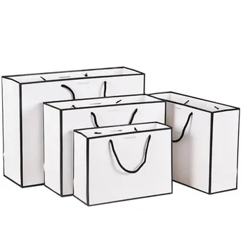 

Large Size Gold Present Box For Pajamas Clothes Books Packaging Gold Paper Box Bags Kraft Paper Gift Bag