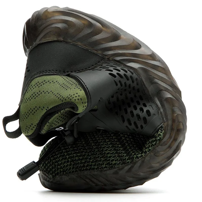 Tanie SUASEEX buty robocze bhp mężczyźni antypoślizgowe buty do pracy kobiety stalowe czapki buty odporne na przebicie Anti smashing Indestructiable Shoes