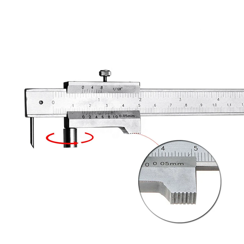 Прочный 0~ 200 мм маркировочный Калибр из нержавеющей стали параллельные суппорты с маркировочным покрытием размеры измерительные детали инструмента