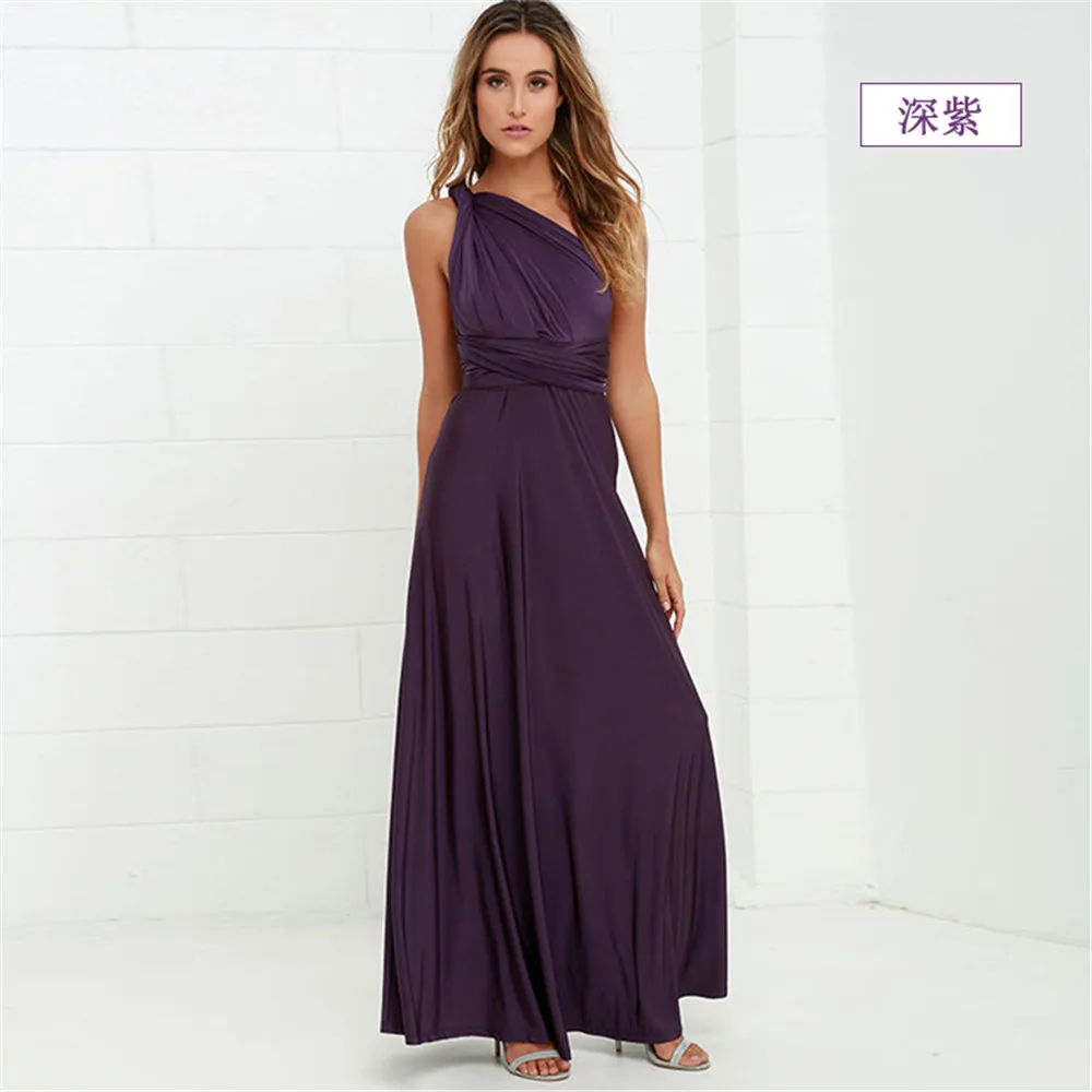 convertible maxi dress bridesmaid