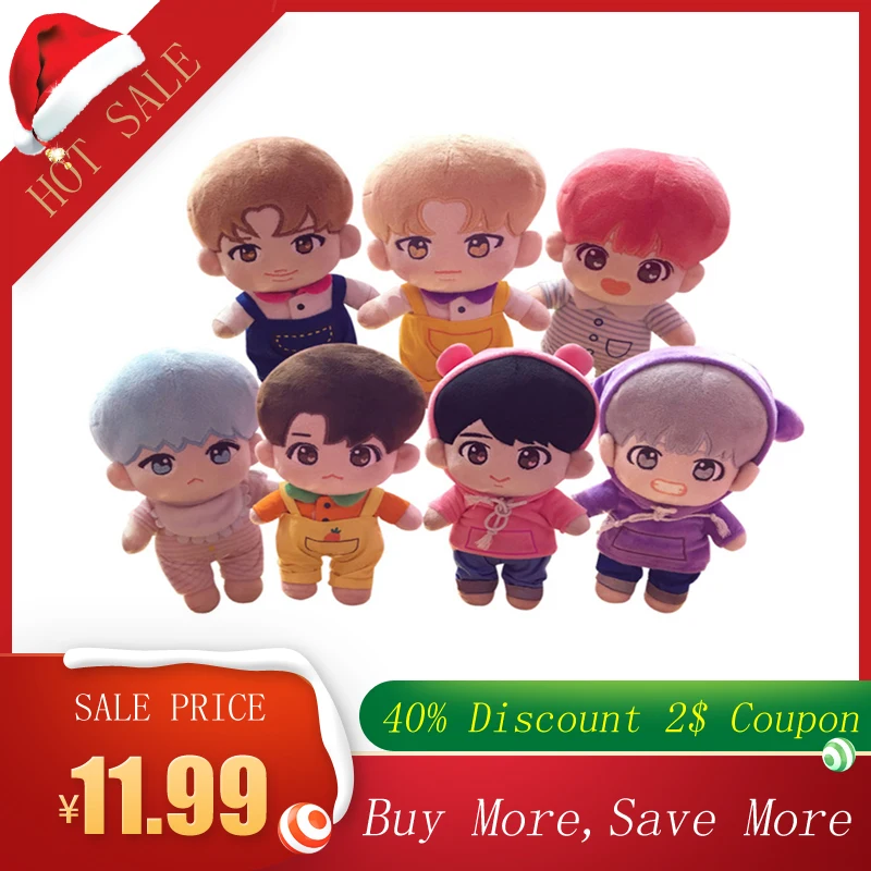Koop Fashion Korea Cartoon Pluche Poppen Speelgoed Pluche Gevulde Doll Superstar Leuke Met Kleren Speelgoed Geschenken Collectie Voor Kinderen Verjaardag