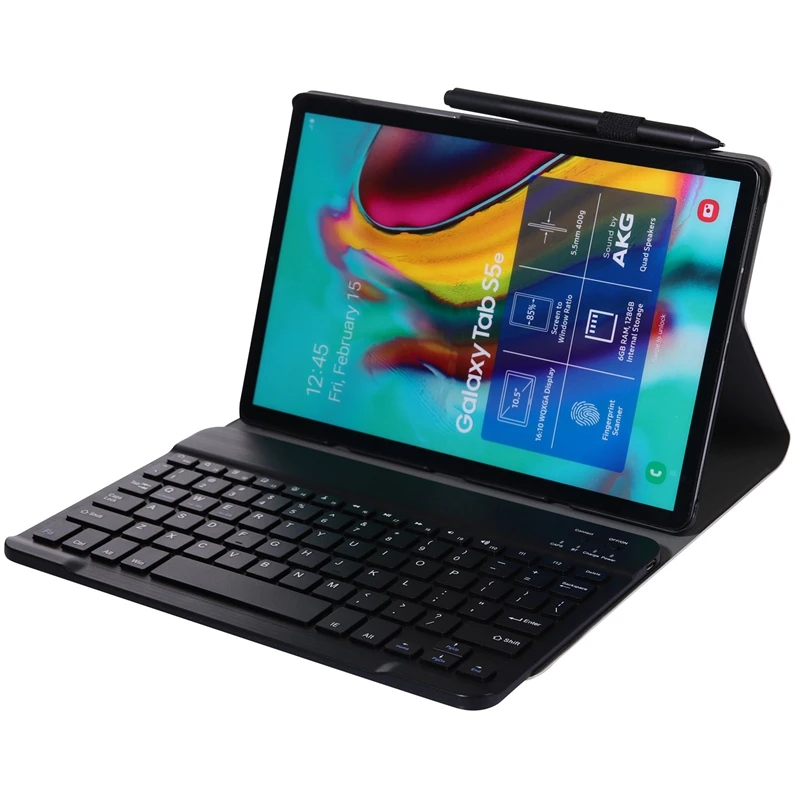  Backlit Keyboard Case For Samsung Galaxy Tab S5E 10.5 Case T720 T725 SM-T720 Cover Removable Blueto