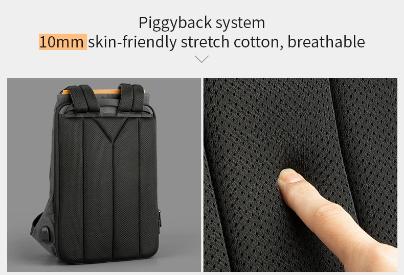 Kingsons 15.6'' Waterproof USB Charging Anti-Theft Backpack