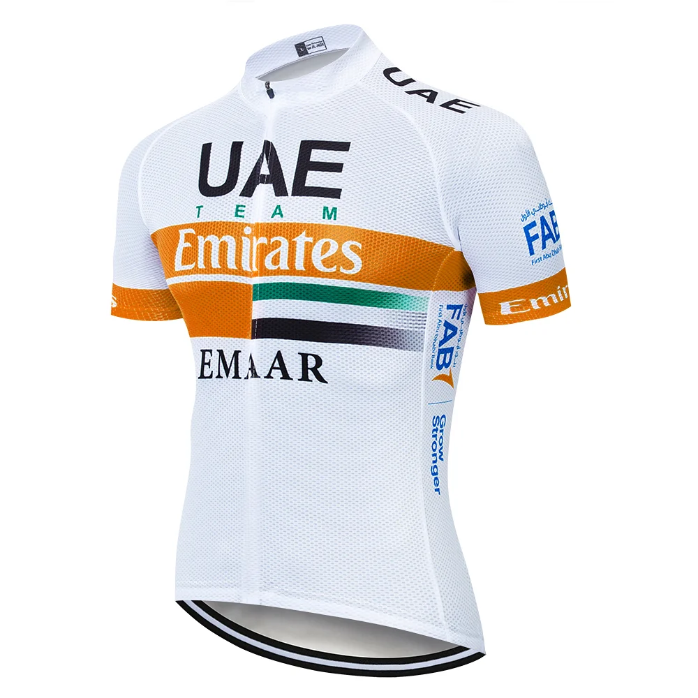 UAE2018 NORTHWAVE летние мужские Джерси с коротким рукавом дышащий комплект нагрудник короткий Быстросохнущий велосипед одежда Maillot - Цвет: Pic Color
