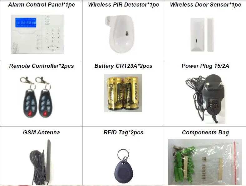 English French ST-VGT TCP IP Alarm GSM Alarm System With 32 Wireless zone and 8 wired Zone Home Smart Protection Alarm System