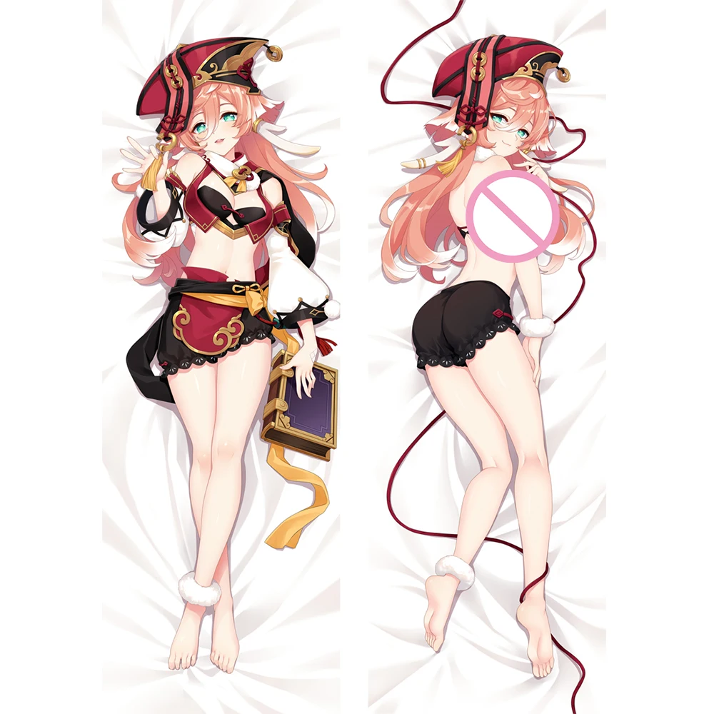 Genshin Impact Yanfei Dakimakura обнимающая подушка для тела Чехол персиковая кожа чехол сна
