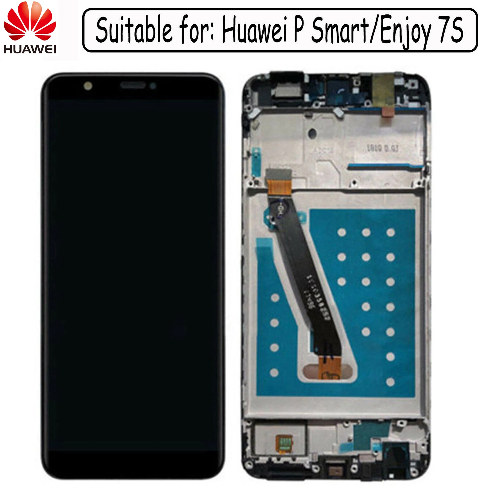 

Original For Huawei P Smart LCD Display Touch Screen Digitizer Assembly LCD Screen Replacement P Smart LCD With Frame FIG LX1