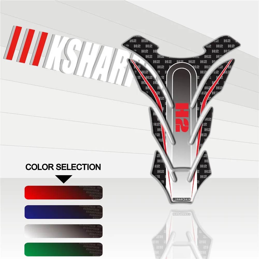 

Новая мотоциклетная обувь 3D объемные декоративные Личность наклейка топливные баки для мотоциклов стикеры рыбья кость паста для KAWASAKI H2