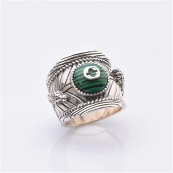 

100% 925 sterling silver new hot sale turquoise ring, classic logo charm original jewelry, gift for girlfriend